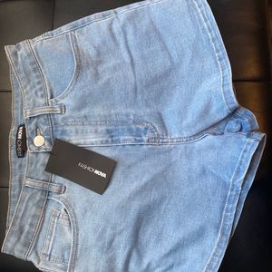 Denim High Waisted Shorts